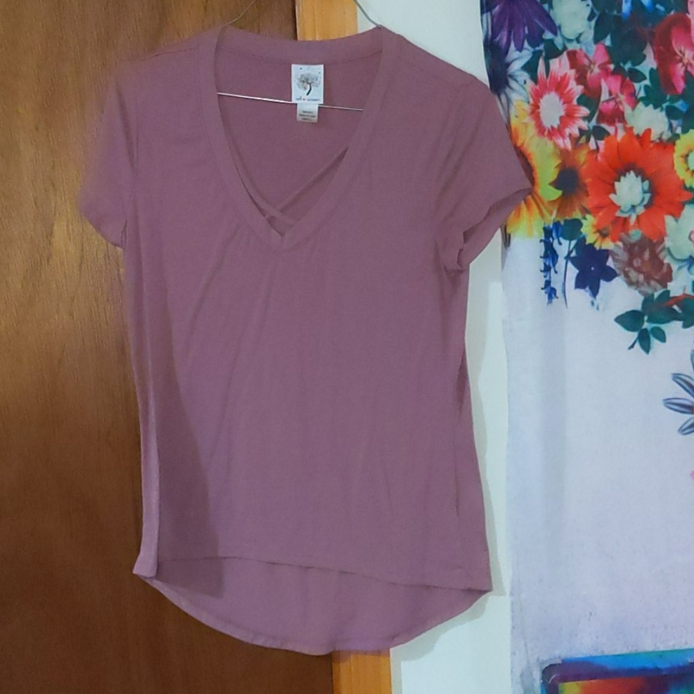 Self esteem pretty pink shirt sleeved shirt